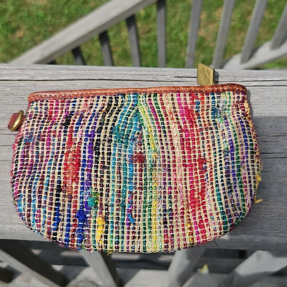 MZ Wallace NYC Multicolor WovenâFabric Pouch Clutch Bag - Picture 2 of 7